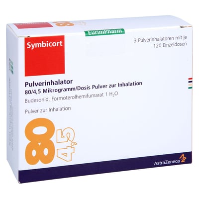 Symbicort Pulverinhalator 80/4,5 Mikrogramm/Dosis
