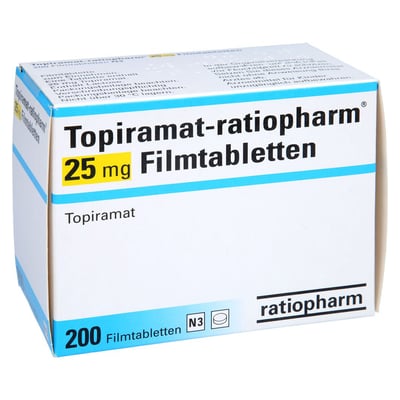 Topiramat-ratiopharm 25 mg