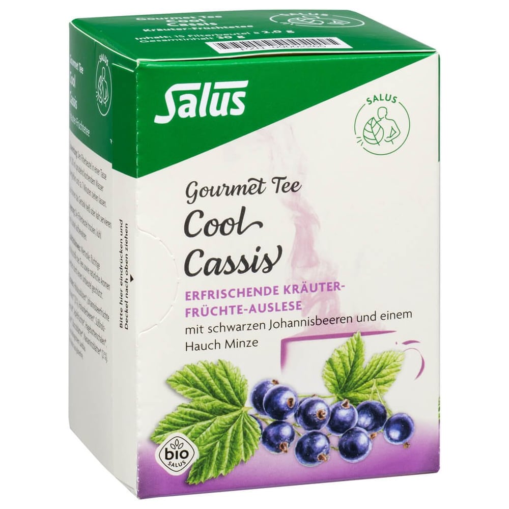 Cool Cassis Kräutertee Salus Filterbeutel