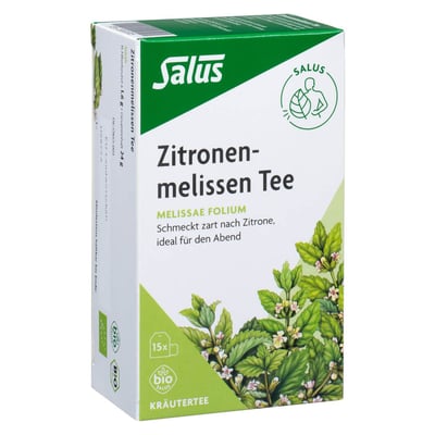 Zitronenmelissen Tee Melissae herba Salus Filterbeutel Produktbild 1