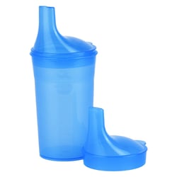 Einnehmebecher o. Griff m.2 Deckel 4+12mm blau