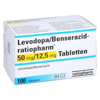 Levodopa/Benserazid-ratiopharm 50 mg/12,5 mg