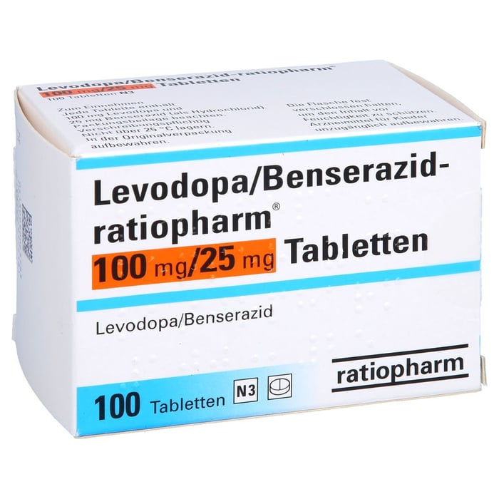 Levodopa/Benserazid-ratiopharm 100mg/25mg