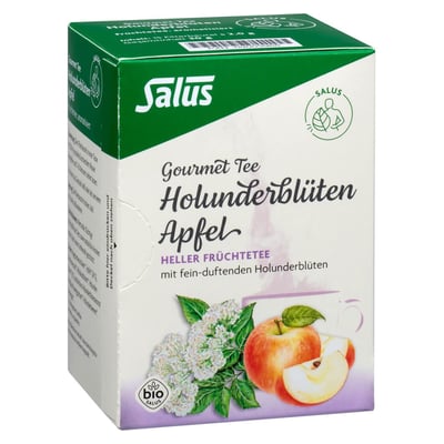 Holunderblüten Apfel Tee Salus