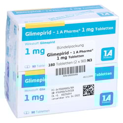 Glimepirid - 1 A Pharma 1 mg Tabletten
