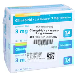 Glimepirid - 1 A Pharma 3 mg Tabletten
