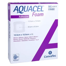 Aquacel Foam adhäsiv 12,5x12,5 cm Verband ConvaTec