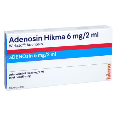 Adenosin Hikma 6 mg/2 ml Injektionslösung