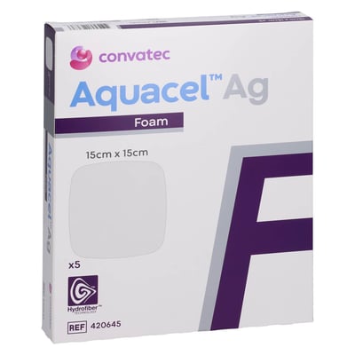 Aquacel Ag Foam Nadh 15x15