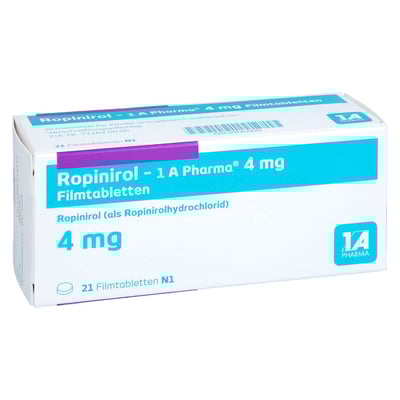 Ropinirol - 1 A Pharma 4 mg Filmtabletten