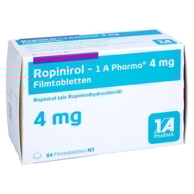 Ropinirol - 1 A Pharma 4 mg Filmtabletten