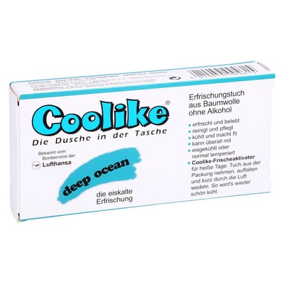 Coolike Erfrischungstuch Duftnote deep ocean