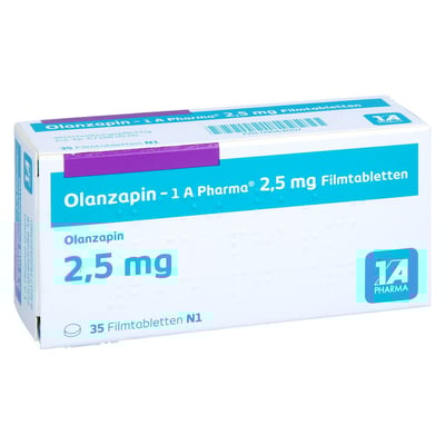 Olanzapin - 1 A Pharma 2.5mg Filmtabletten