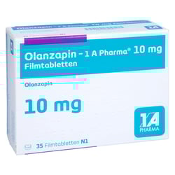 Olanzapin - 1 A Pharma 10mg Filmtabletten