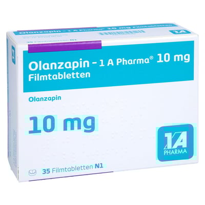 Olanzapin - 1 A Pharma 10mg Filmtabletten