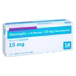 Olanzapin - 1 A Pharma 15mg Filmtabletten