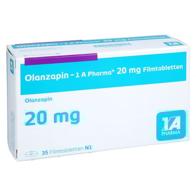 Olanzapin - 1 A Pharma 20mg Filmtabletten
