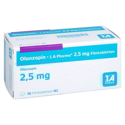 Olanzapin - 1 A Pharma 2.5mg Filmtabletten