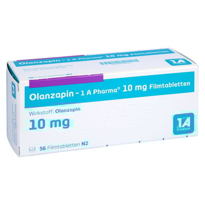 Olanzapin - 1 A Pharma 10mg Filmtabletten
