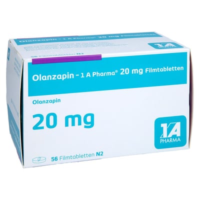 Olanzapin - 1 A Pharma 20mg Filmtabletten