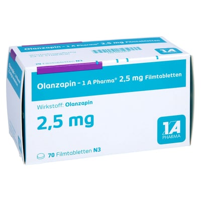 Olanzapin - 1 A Pharma 2.5mg Filmtabletten