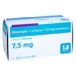 Olanzapin - 1 A Pharma 7.5mg Filmtabletten