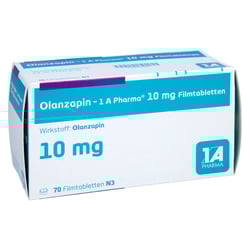 Olanzapin - 1 A Pharma 10mg Filmtabletten