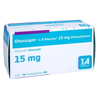 Olanzapin - 1 A Pharma 15mg Filmtabletten