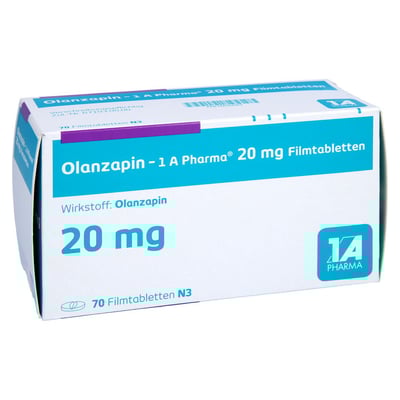 Olanzapin - 1 A Pharma 20mg Filmtabletten