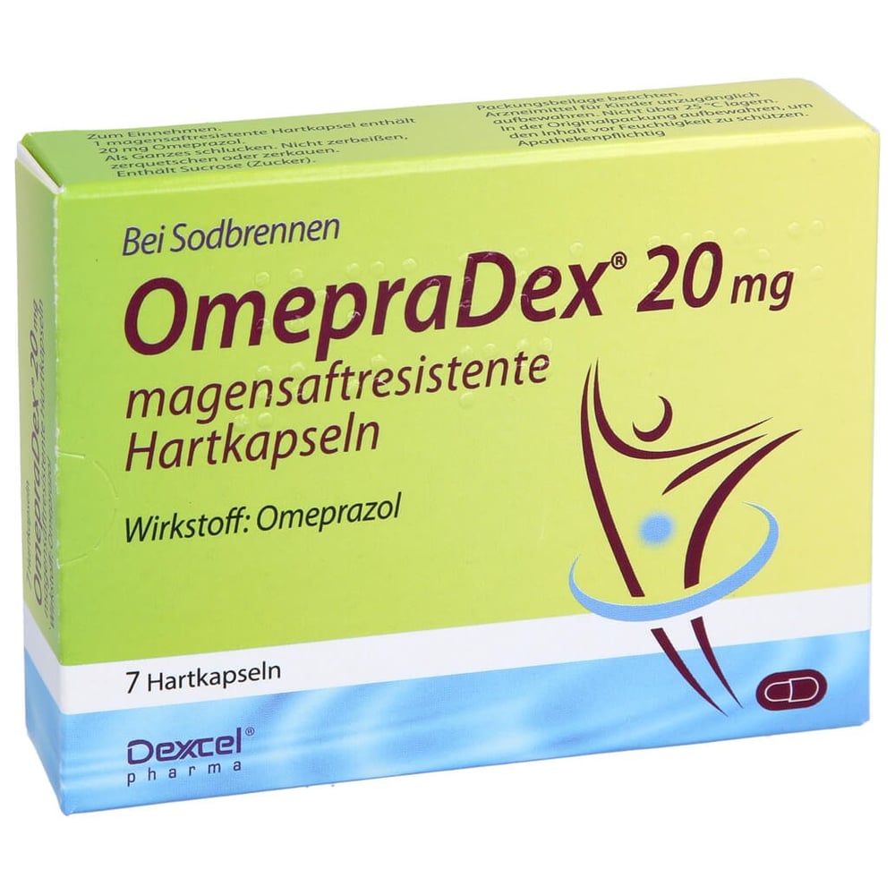 OmepraDex 20 mg magensaftresistente Hartkapseln