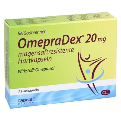 OmepraDex 20 mg magensaftresistente Hartkapseln