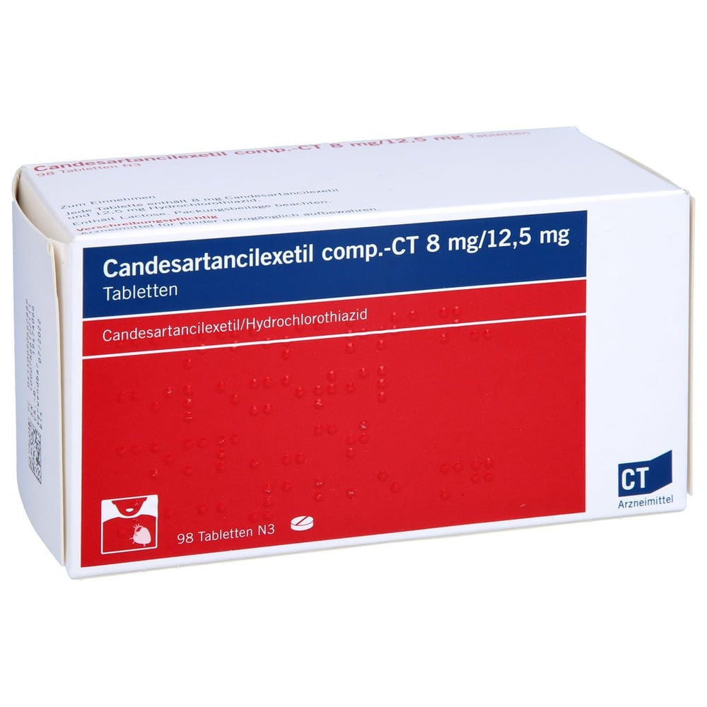 Candesartancilexetil comp.-CT 8 mg/12,5 mg