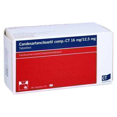 Candesartancilexetil comp.-CT 16 mg/12,5 mg