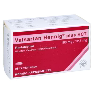 Valsartan Hennig plus HCT 160 mg/12,5 mg