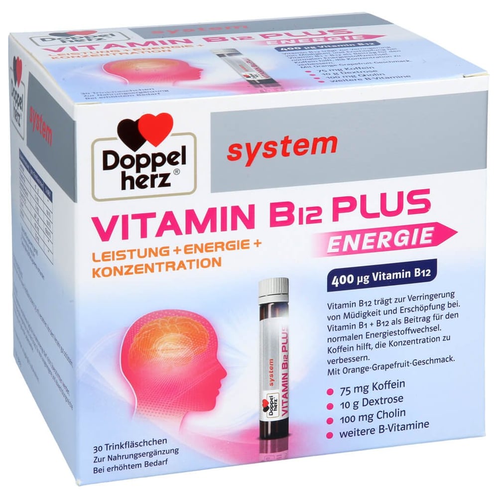 Doppelherz system Vitamin B12 Plus Trinkampullen