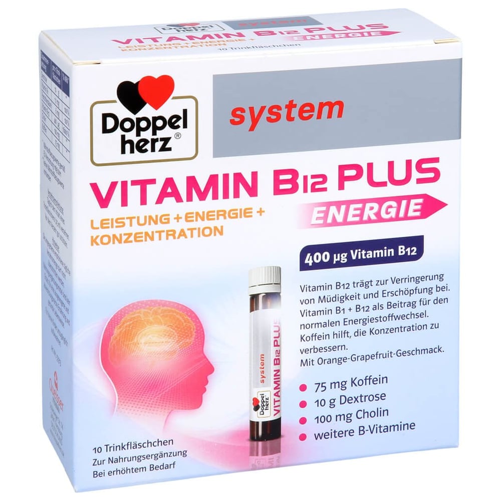 Doppelherz system Vitamin B12 Plus Trinkampullen