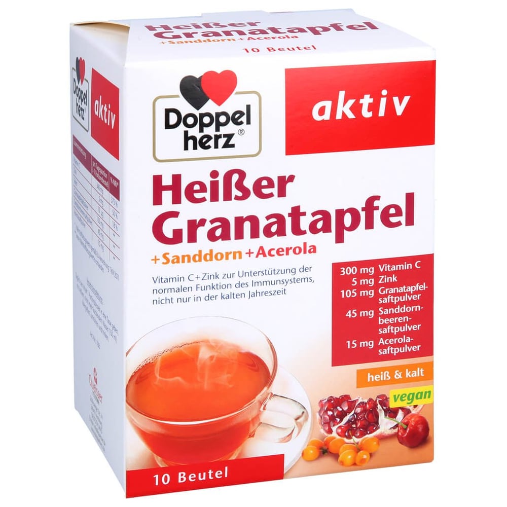 Doppelherz aktiv Heißer Granatapfel + Sanddorn + Acerola