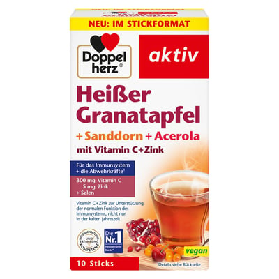Doppelherz aktiv Heißer Granatapfel + Sanddorn + Acerola