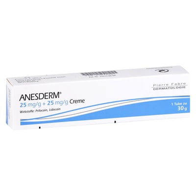 Anesderm 25 mg/g + 25 mg/g Produktbild 1