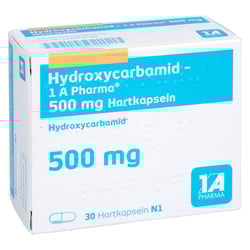 Hydroxycarbamid - 1 A Pharma 500 mg Hartkapseln
