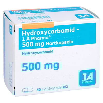 Hydroxycarbamid - 1 A Pharma 500 mg Hartkapseln