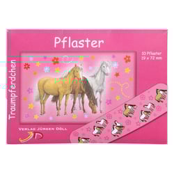 Kinderpflaster Traumpferdchen rot Briefchen
