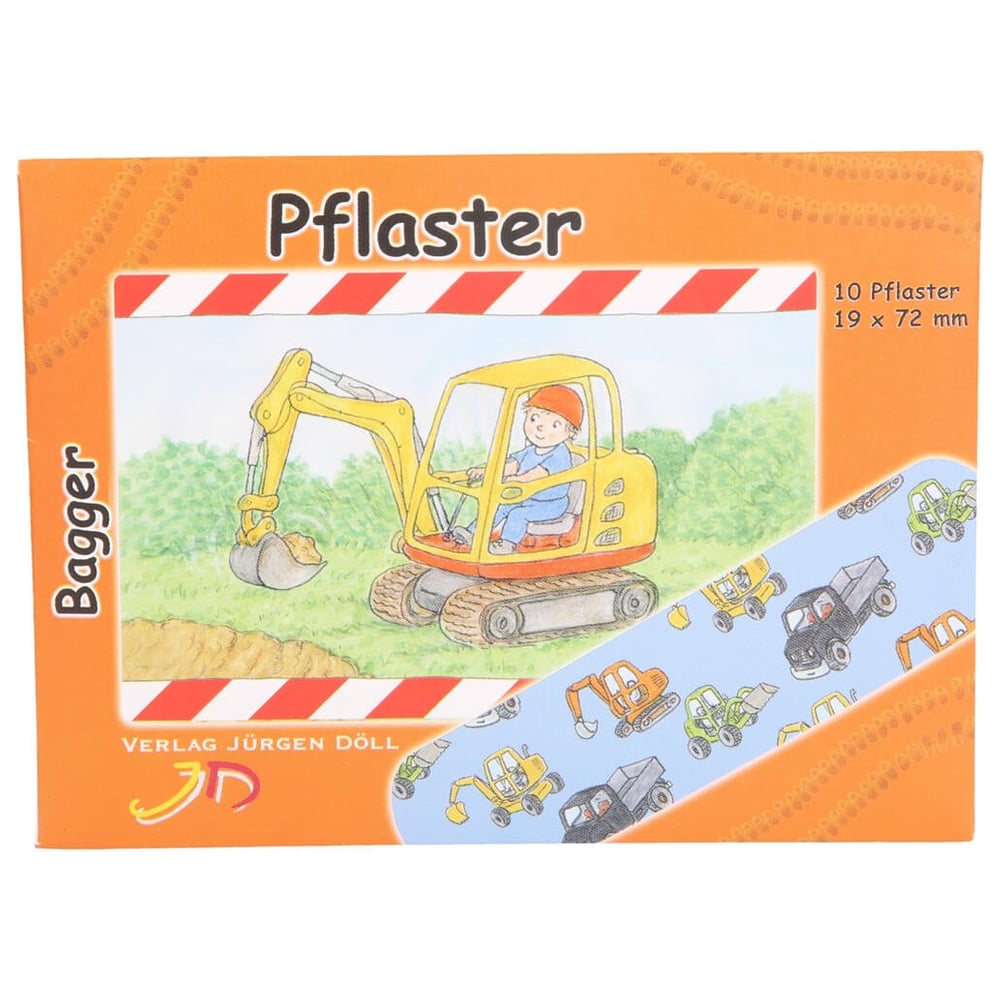 Kinderpflaster Bagger Briefchen