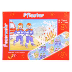Kinderpflaster Feuerwehr Briefchen