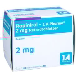 Ropinirol - 1 A Pharma 2 mg Retardtabletten