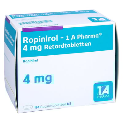 Ropinirol - 1 A Pharma 4 mg Retardtabletten