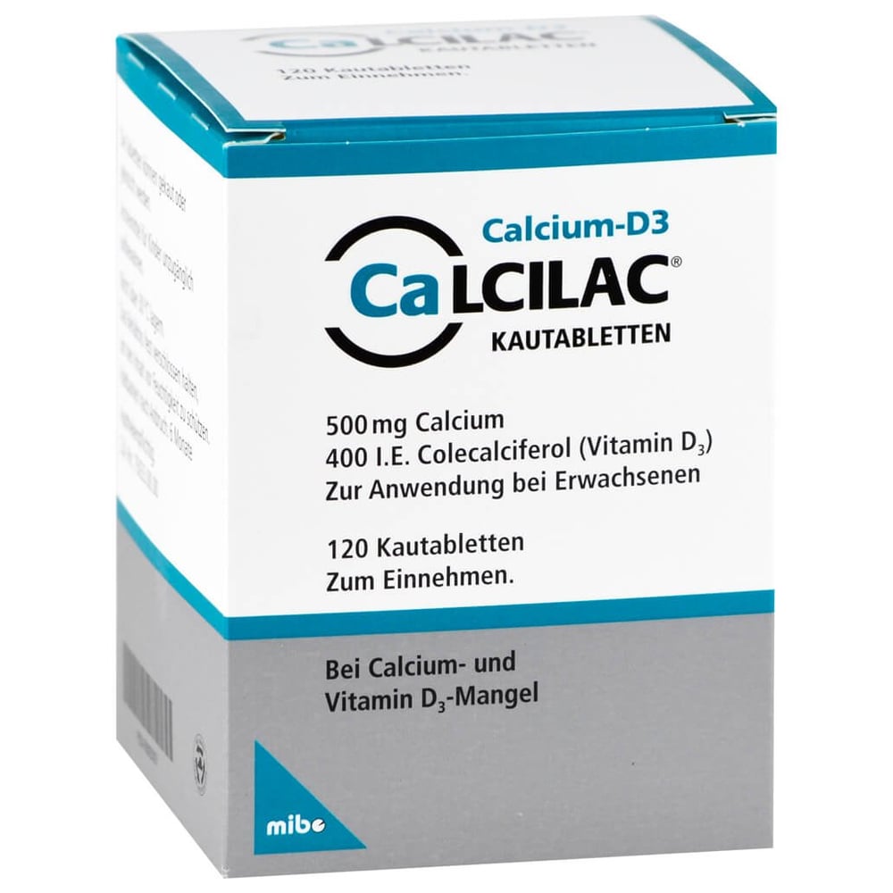 Calcilac 500 mg/400 I.E.