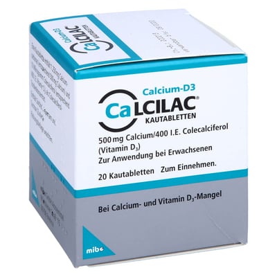 Calcilac 500 mg/400 I.E.
