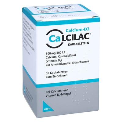 Calcilac 500 mg/400 I.E.