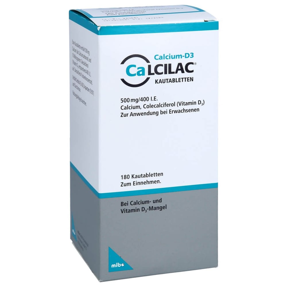 Calcilac 500 mg/400 I.E.